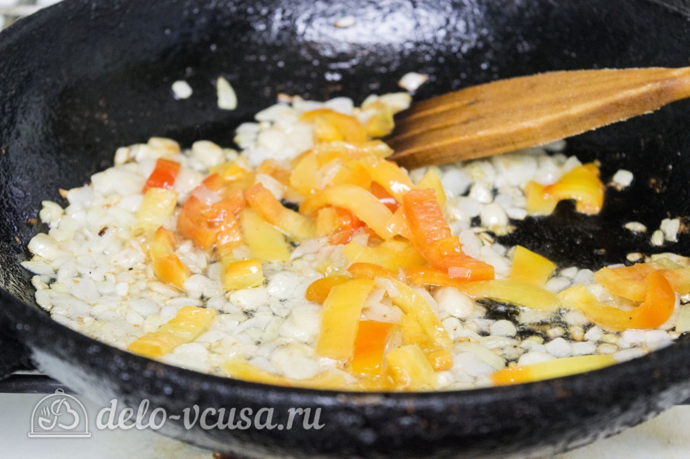 Шаг 2 приготовления Запеканка из макарон с фаршем и сыром
