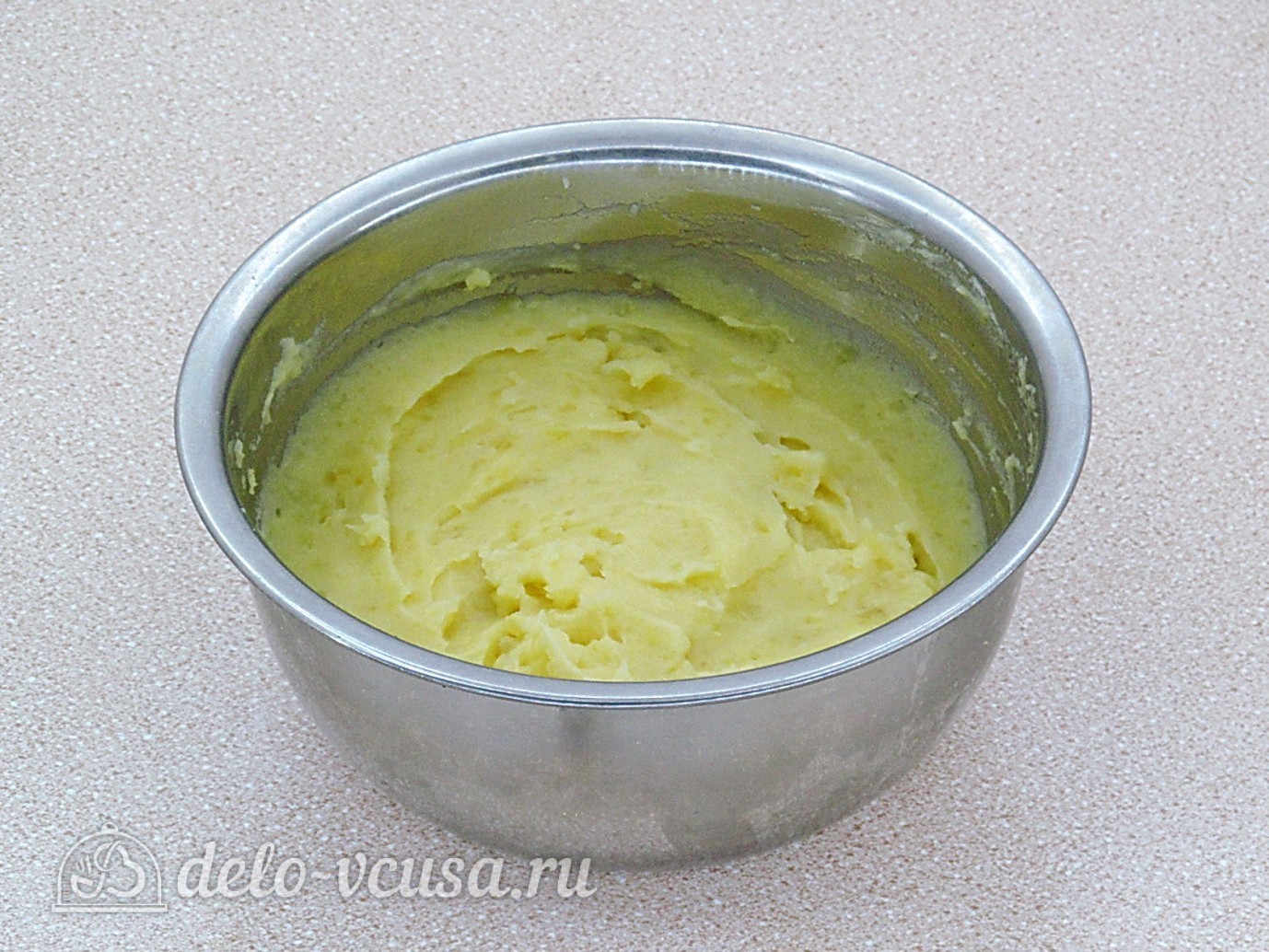 Шаг 3 приготовления Картофельные зразы с квашеной капустой