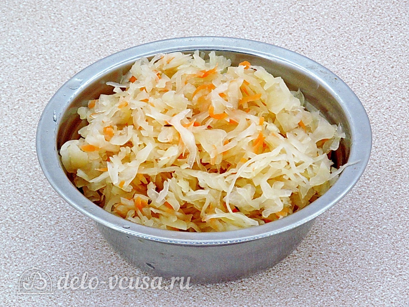 Шаг 6 приготовления Картофельные зразы с квашеной капустой
