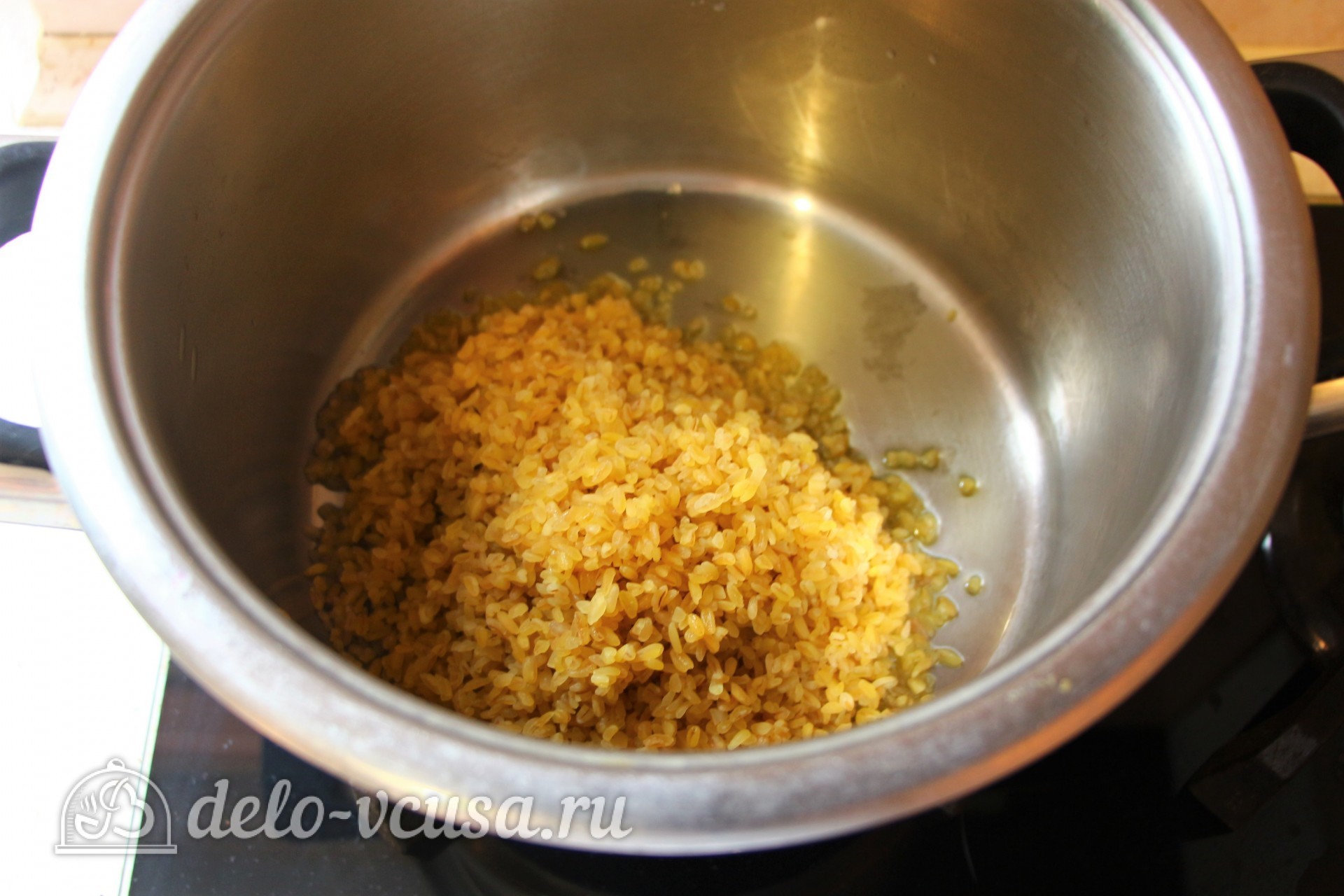 Шаг 2 приготовления Булгур с овощами