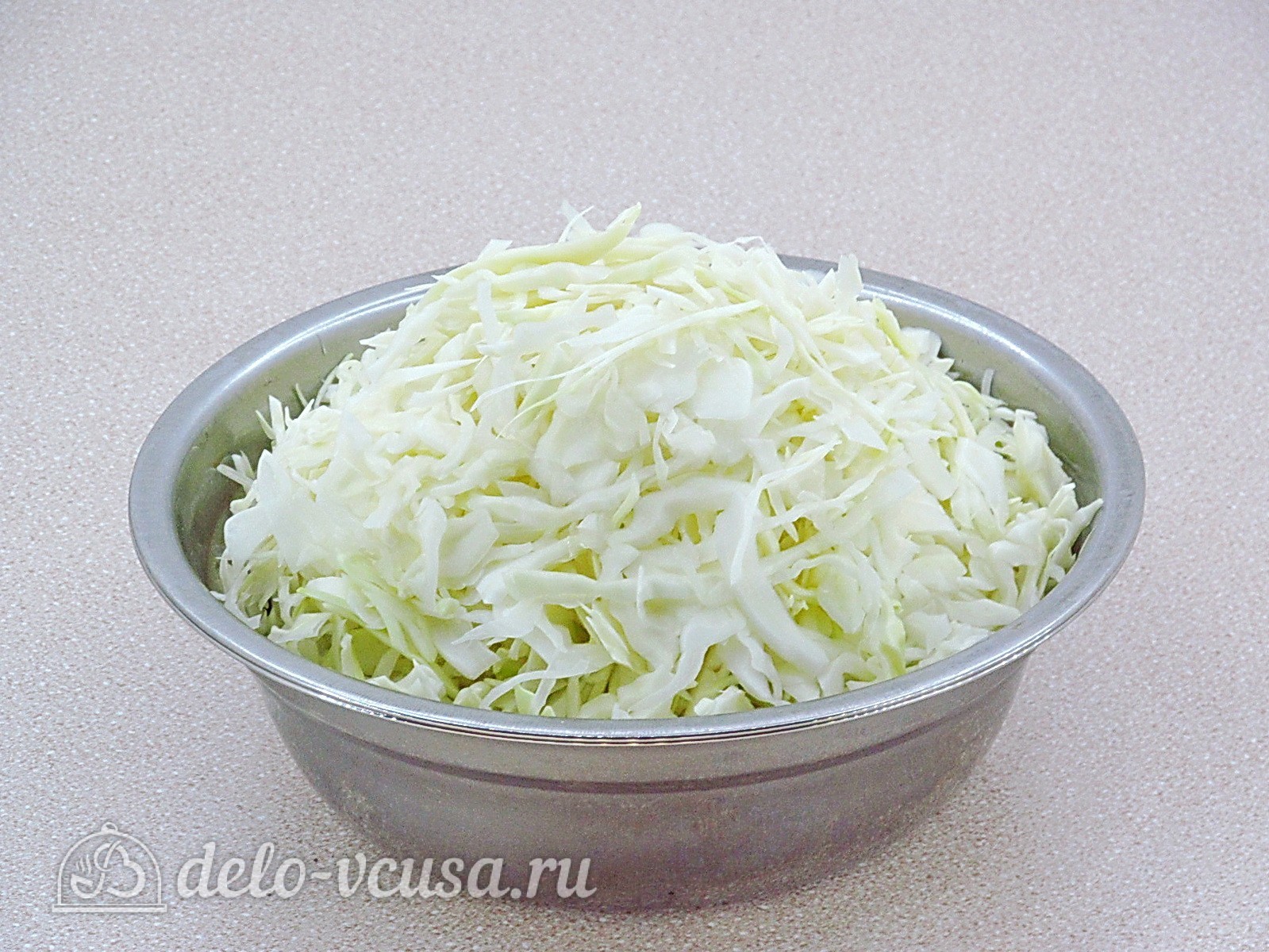Шаг 1 приготовления Запеченная белокочанная капуста с сыром