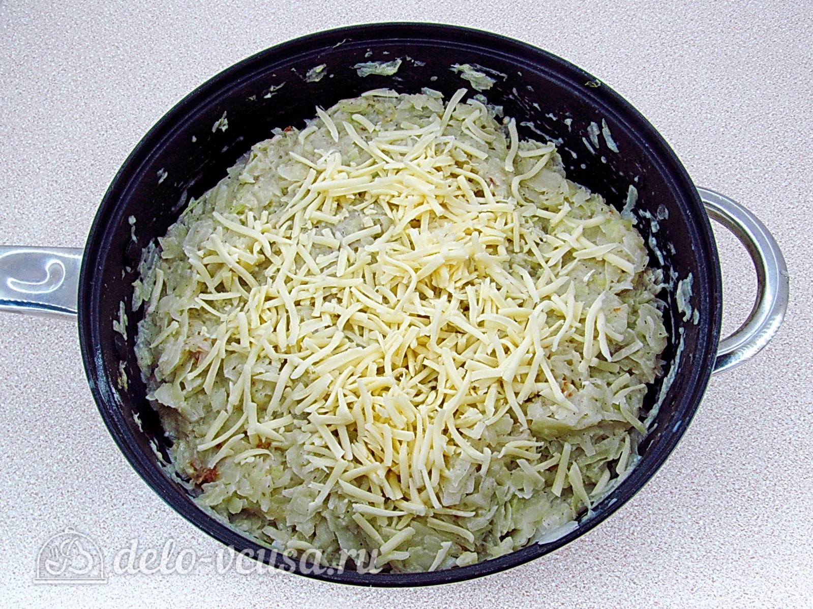 Шаг 10 приготовления Запеченная белокочанная капуста с сыром