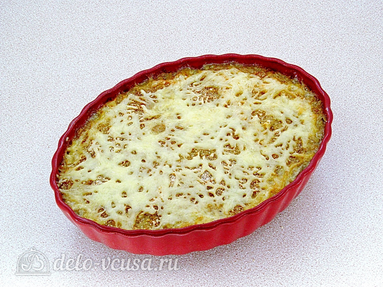 Шаг 14 приготовления Запеченная белокочанная капуста с сыром