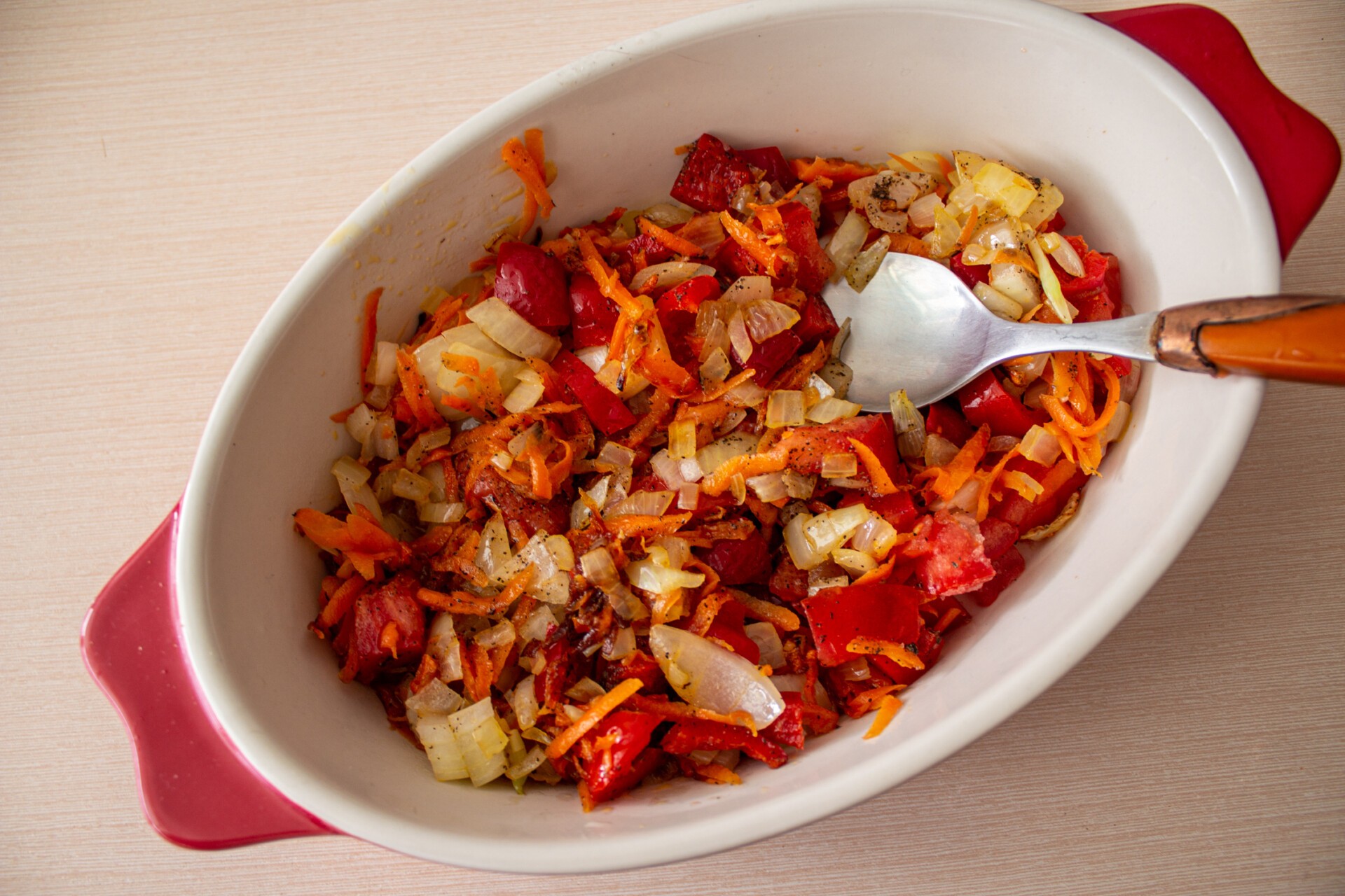 Шаг 6 приготовления Курица с гречкой в духовке