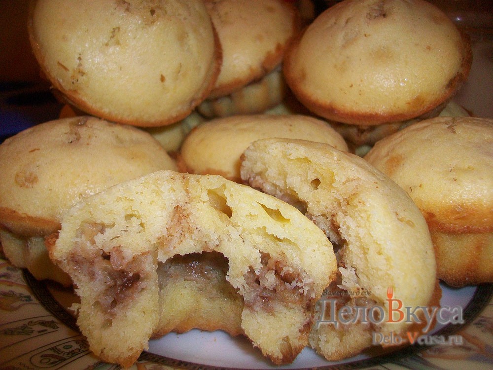 Шаг 14 приготовления Маффины с яблоками и корицей