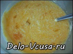 Шаг 4 приготовления Маффины с яблоками и корицей