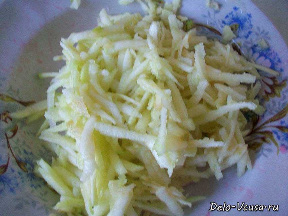 Шаг 7 приготовления Маффины с яблоками и корицей