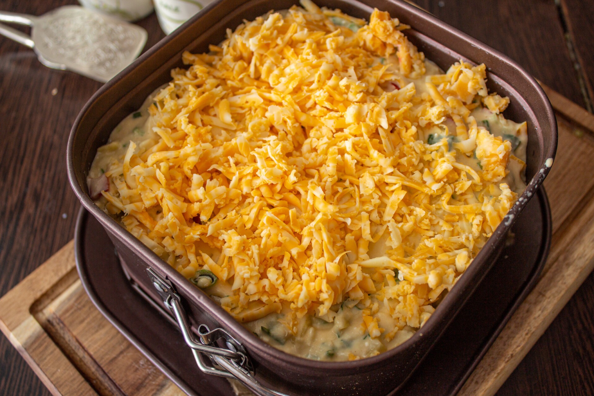 Шаг 10 приготовления Запеканка с картошкой, перцем и сыром
