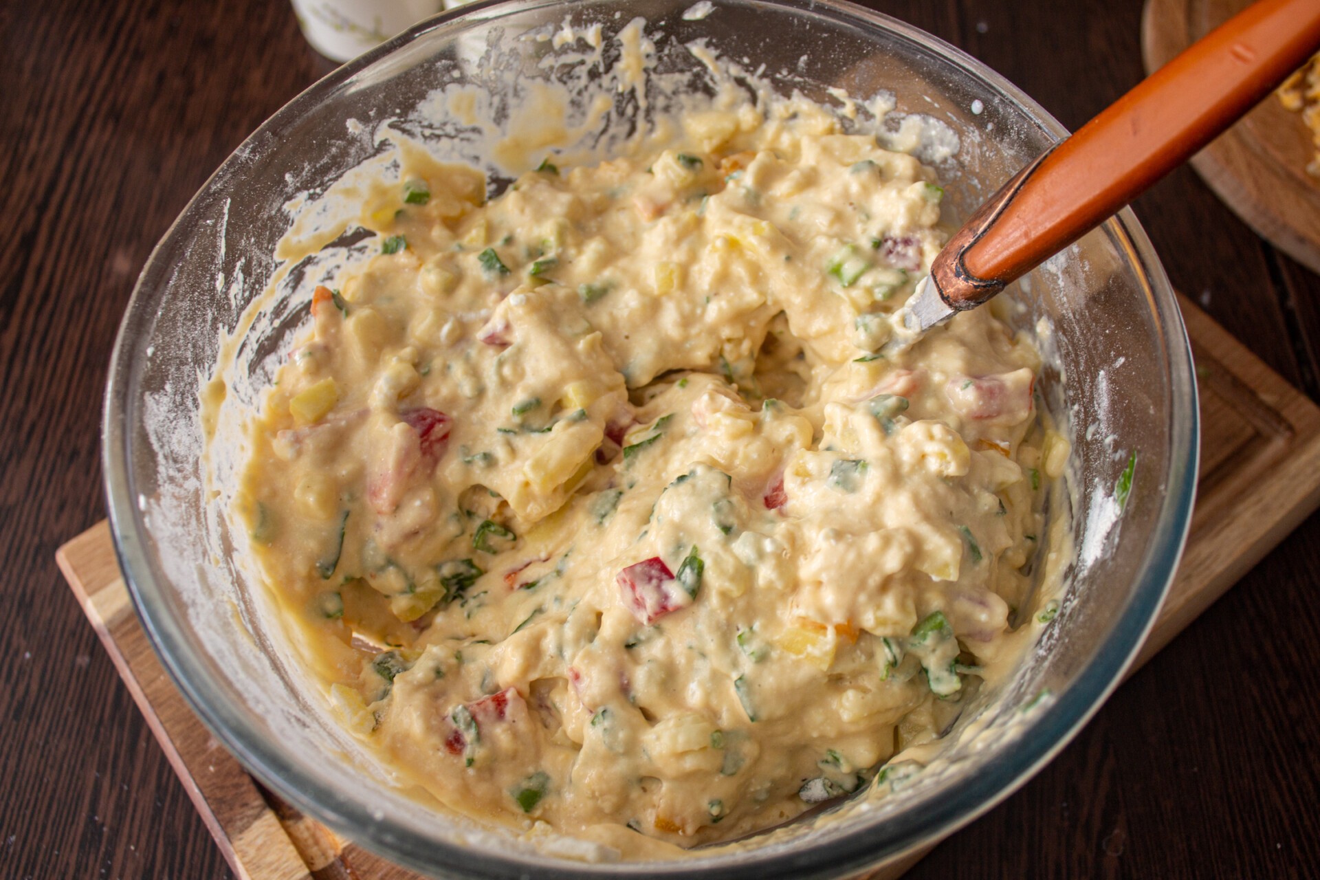 Шаг 8 приготовления Запеканка с картошкой, перцем и сыром