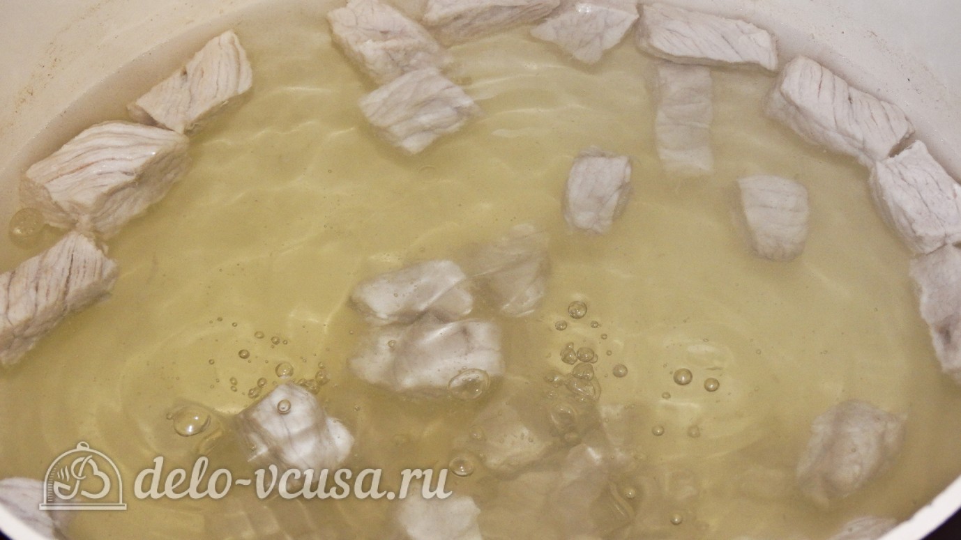 Шаг 2 приготовления Суп из стручковой фасоли