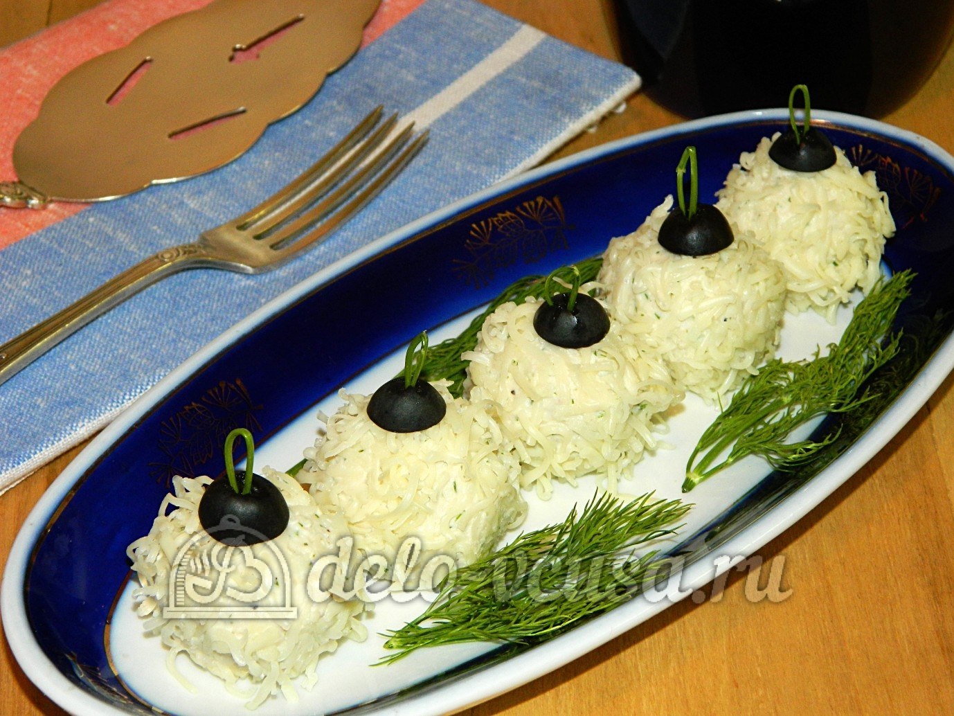 Шаг 9 приготовления Закуска Елочные шары