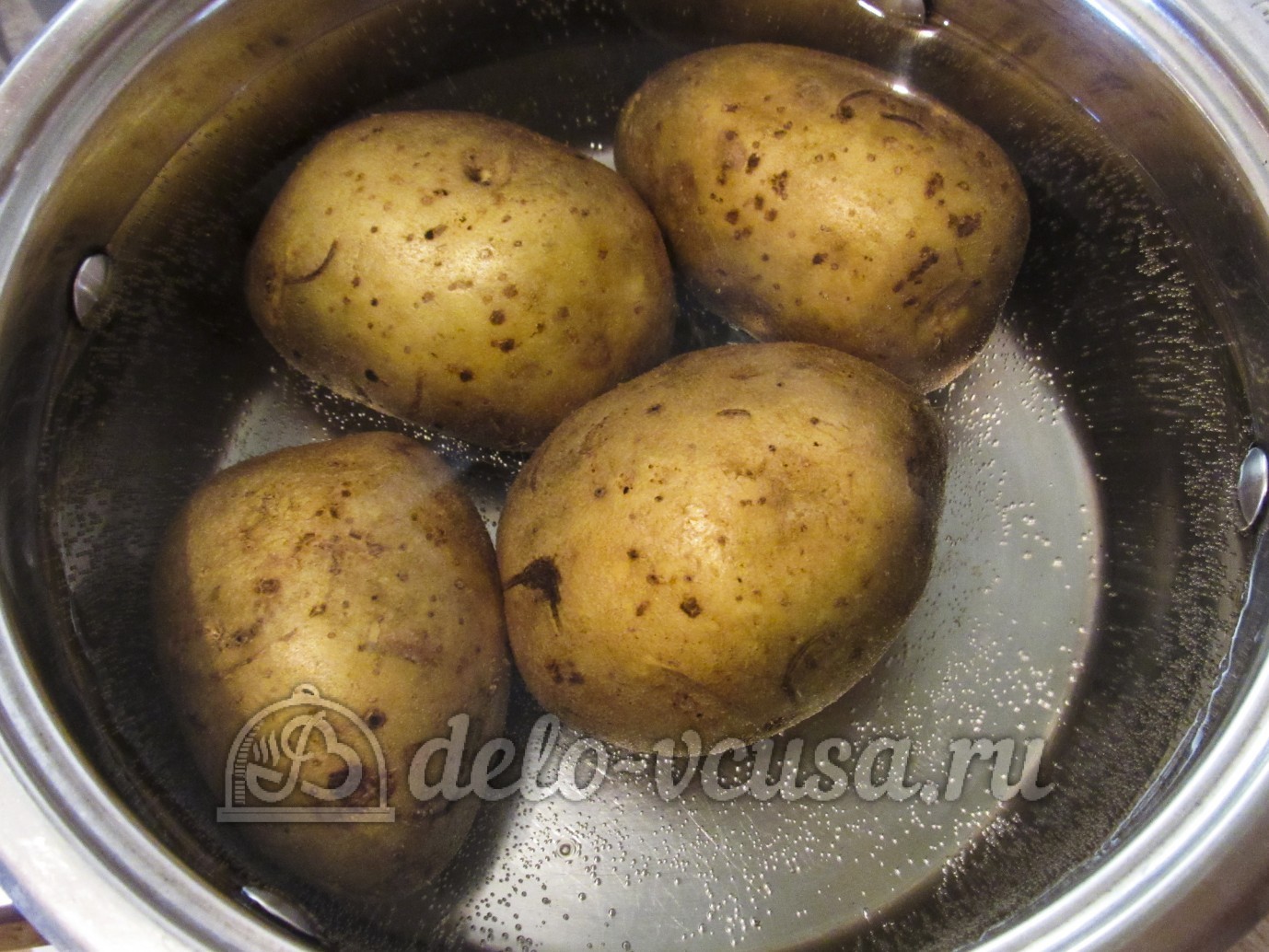 Шаг 1 приготовления Окрошка с редиской