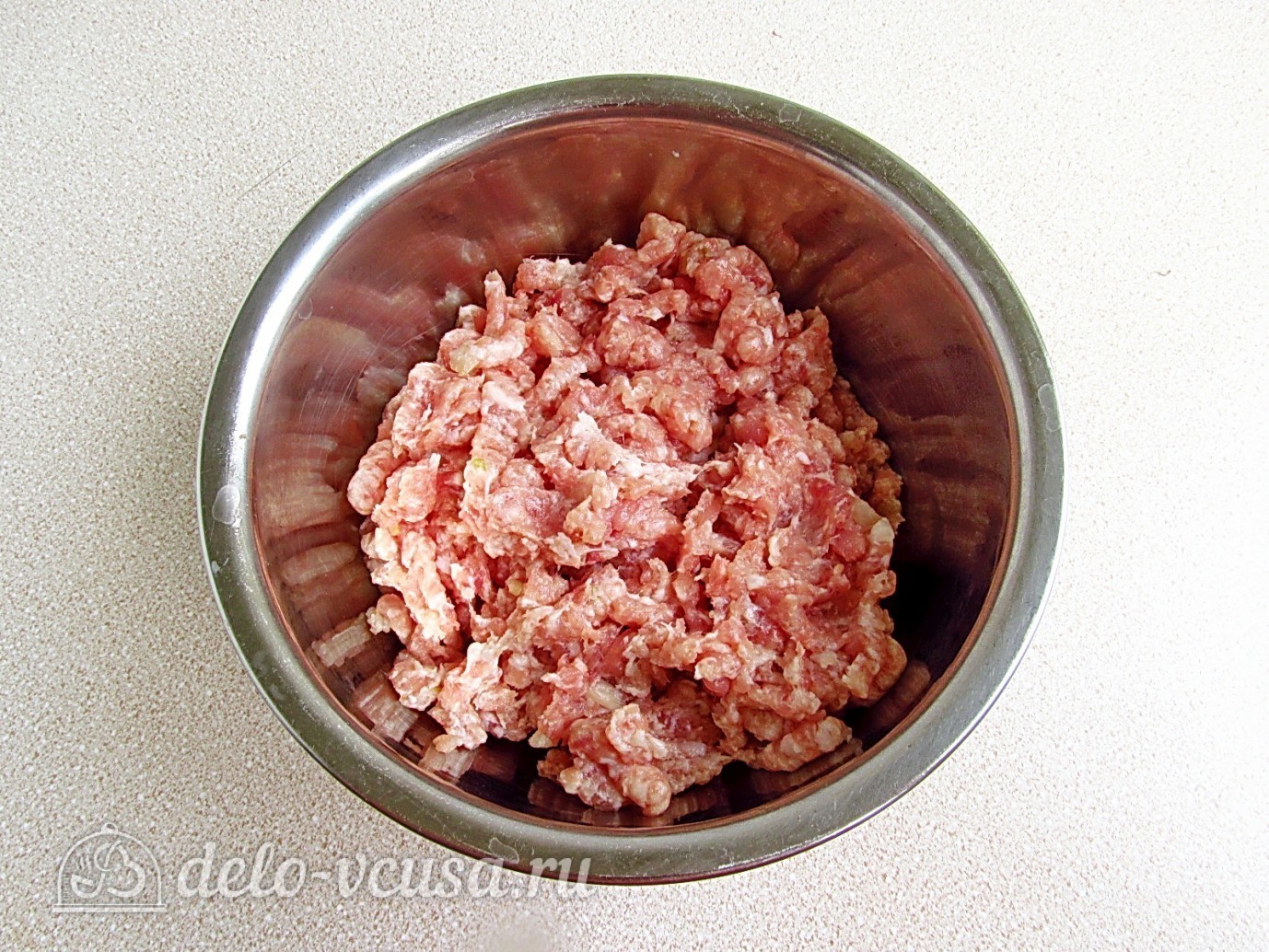 Шаг 2 приготовления Тушеная капуста с овощами и мясом