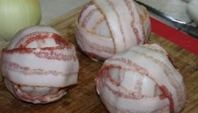 Шаг 3 приготовления Луково-мясные шарики