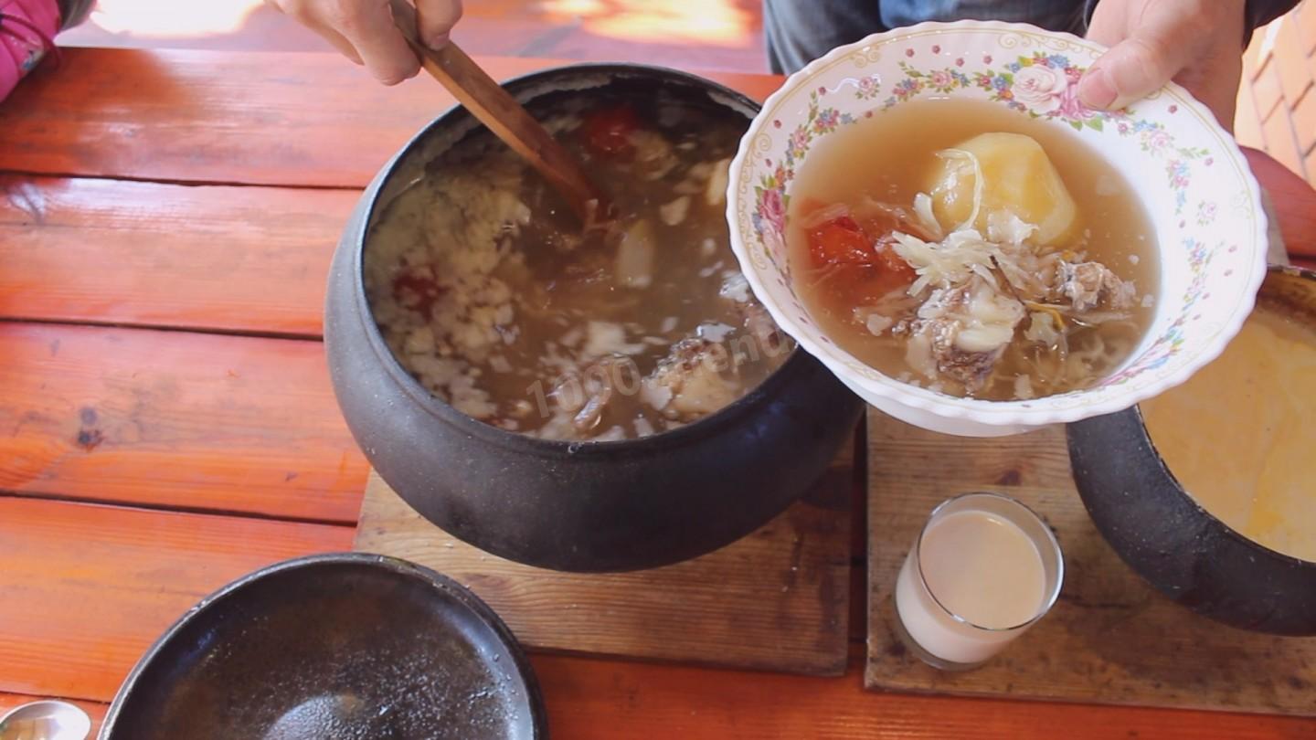 Фото рецепта Щи в русской печи