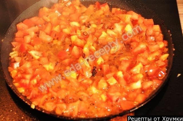 Шаг 6 приготовления Сырный суп с сухариками и плавленым сыром