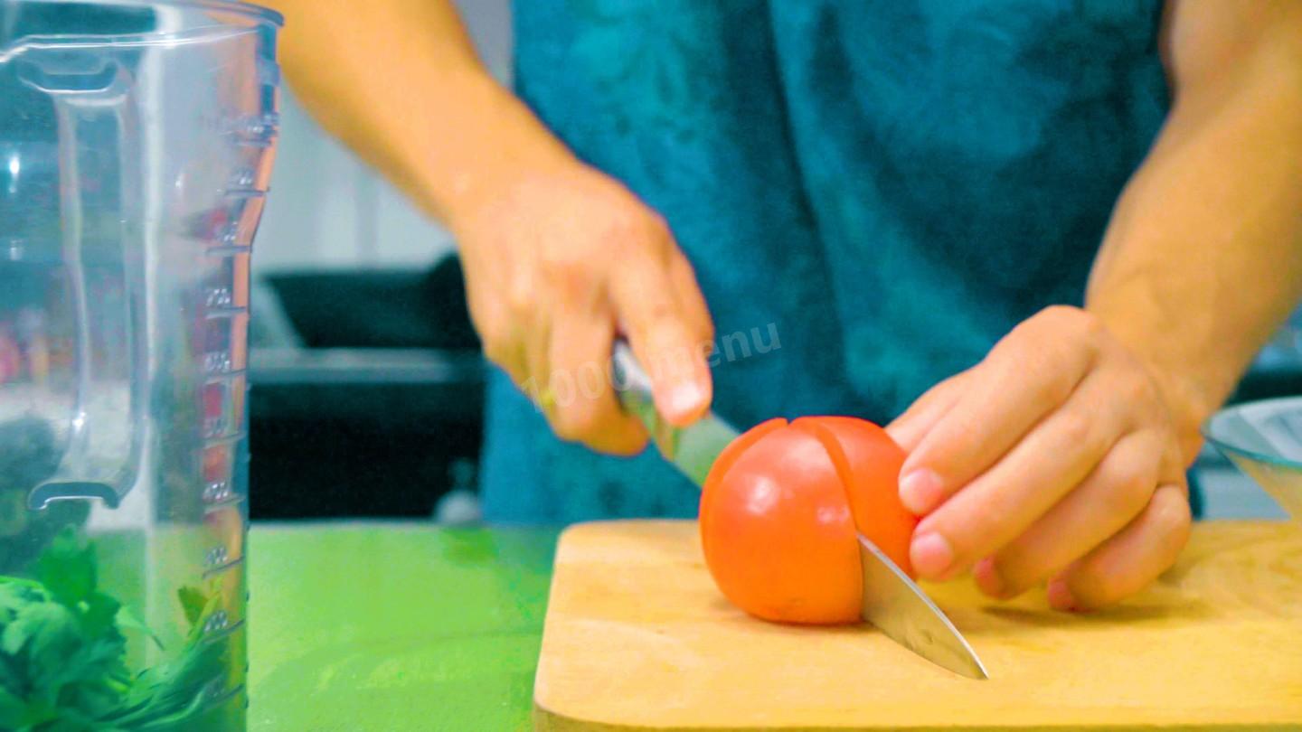 Шаг 5 приготовления Куриные ножки жареные на сковороде под овощным соусом