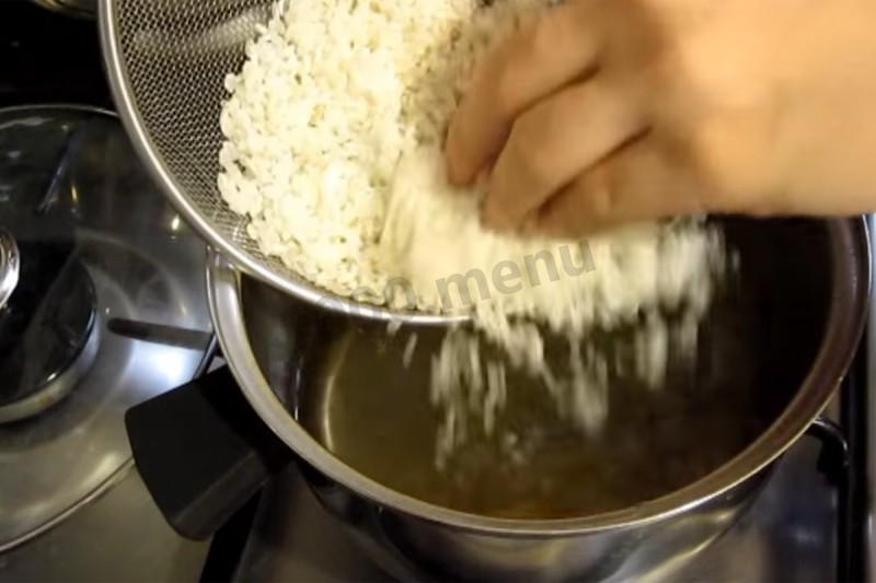 Шаг 4 приготовления Кутья Рождественская рис изюм