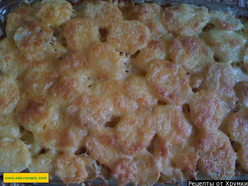 Шаг 10 приготовления Картофельная запеканка с мясом индейки