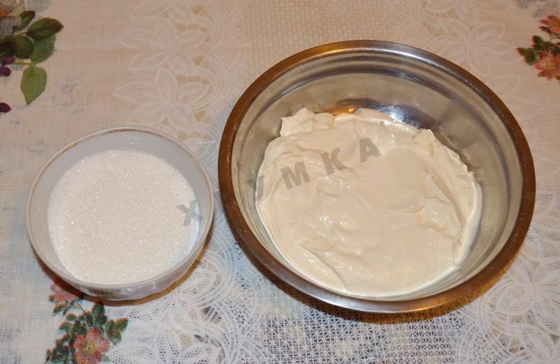 Шаг 11 приготовления Торт сметанный с вишней