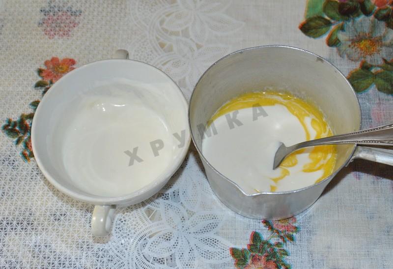 Шаг 5 приготовления Торт сметанный с вишней