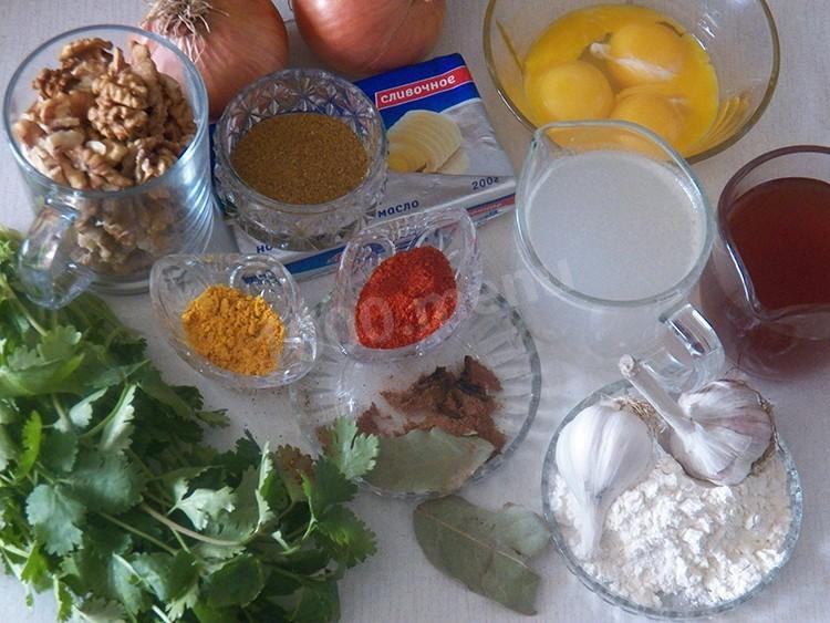Шаг 1 приготовления Сациви соус