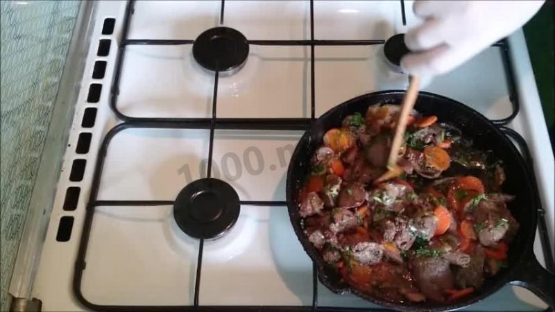 Шаг 3 приготовления Куриный паштет из печени с морковью