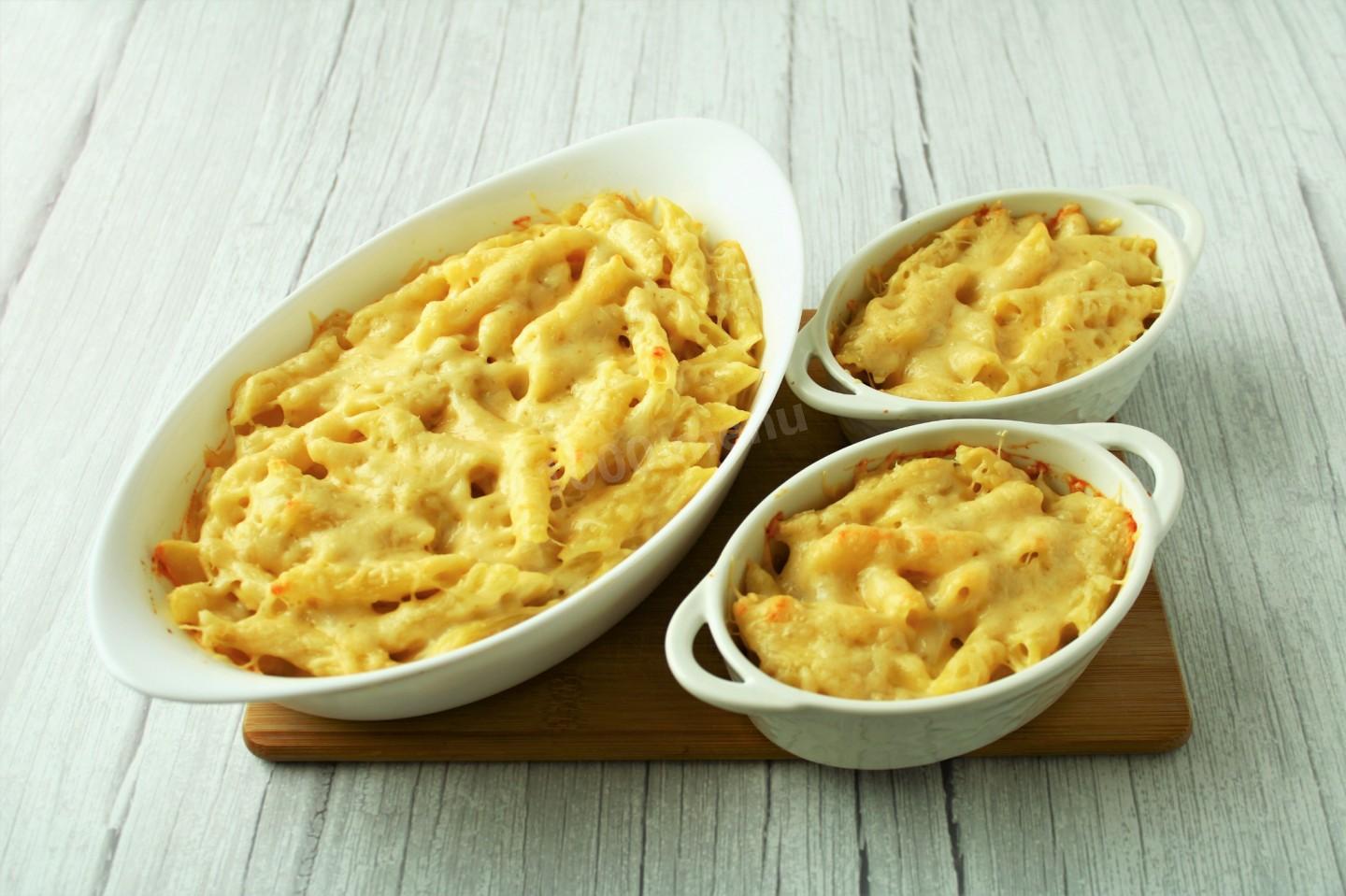 Шаг 14 приготовления Макароны с сыром по американски