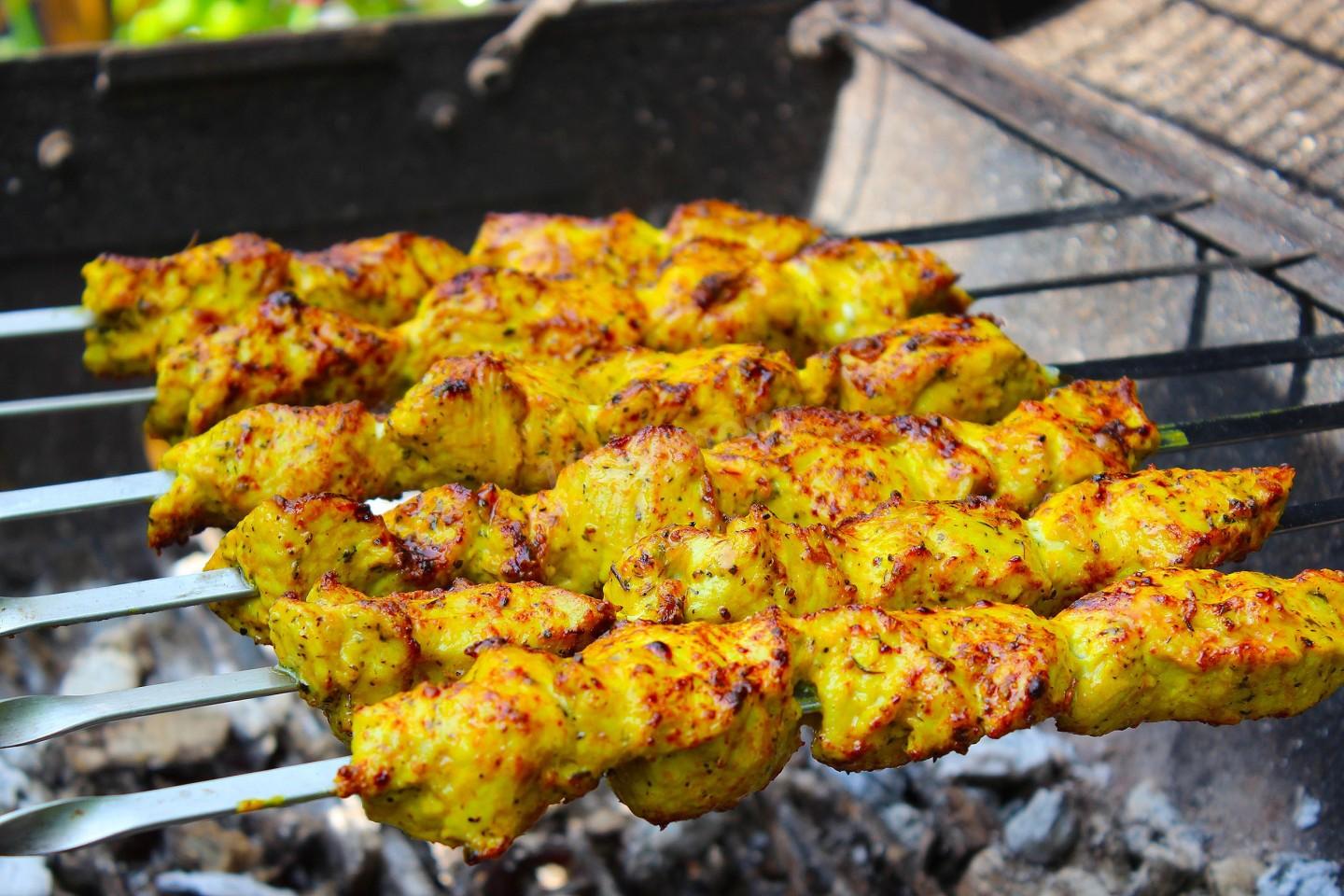 Шаг 9 приготовления Сочный шашлык из индейки маринад самый вкусный