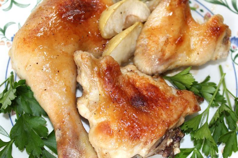 Шаг 6 приготовления Курица с медом в духовке