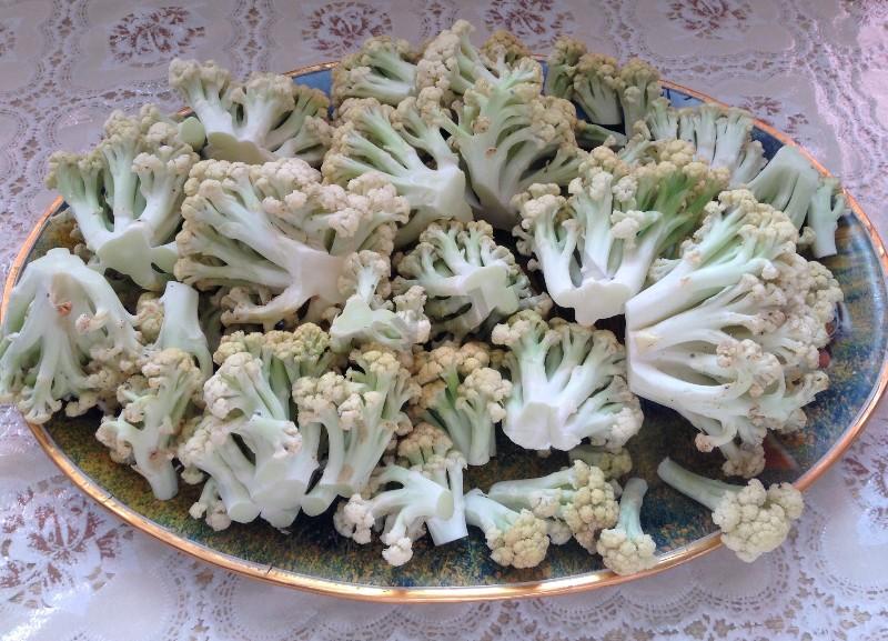 Шаг 2 приготовления Пюре на молоке с сыром из цветной капусты
