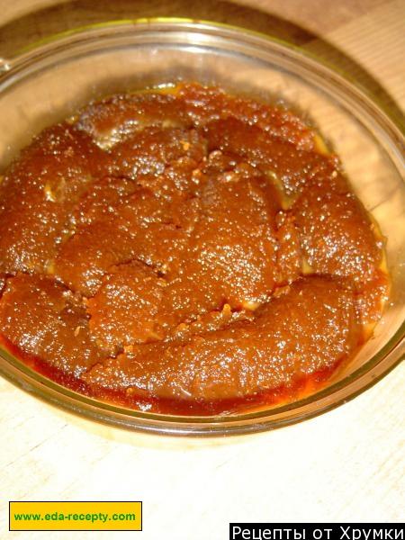 Шаг 6 приготовления Пюре из тыквы со сливовым повидлом