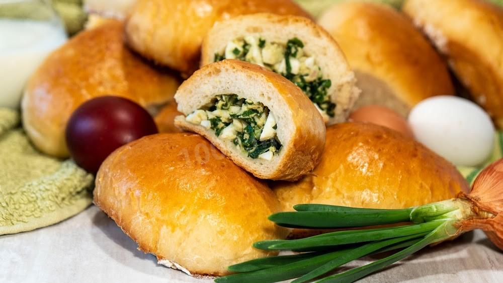 Шаг 22 приготовления Пирожки с куриным яйцом и зеленым луком