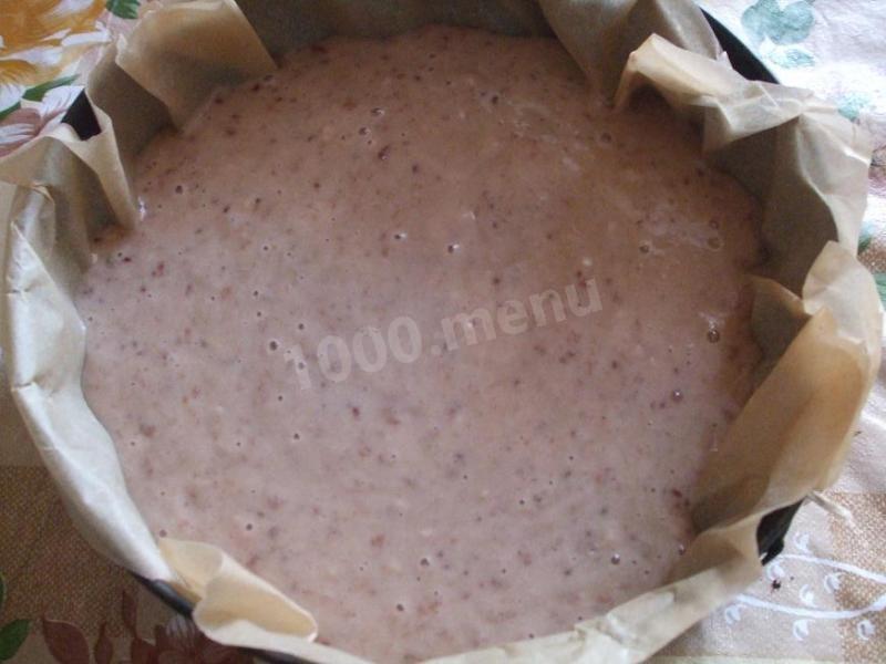Шаг 9 приготовления Постная коврижка на черном чае и подсолнечном масле
