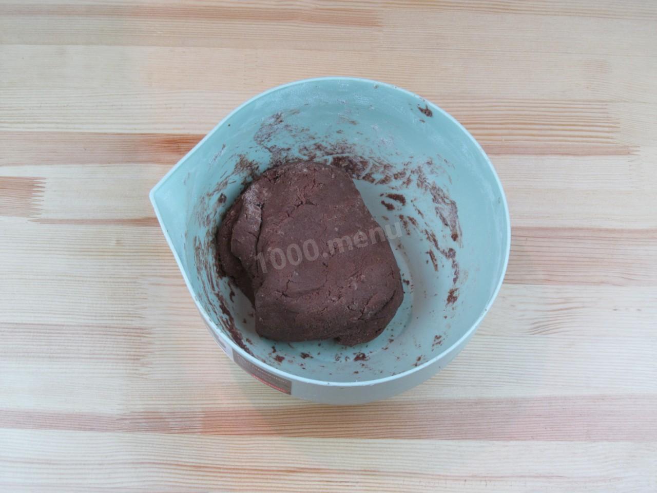 Шаг 2 приготовления Шоколадное печенье Chocolate cookies