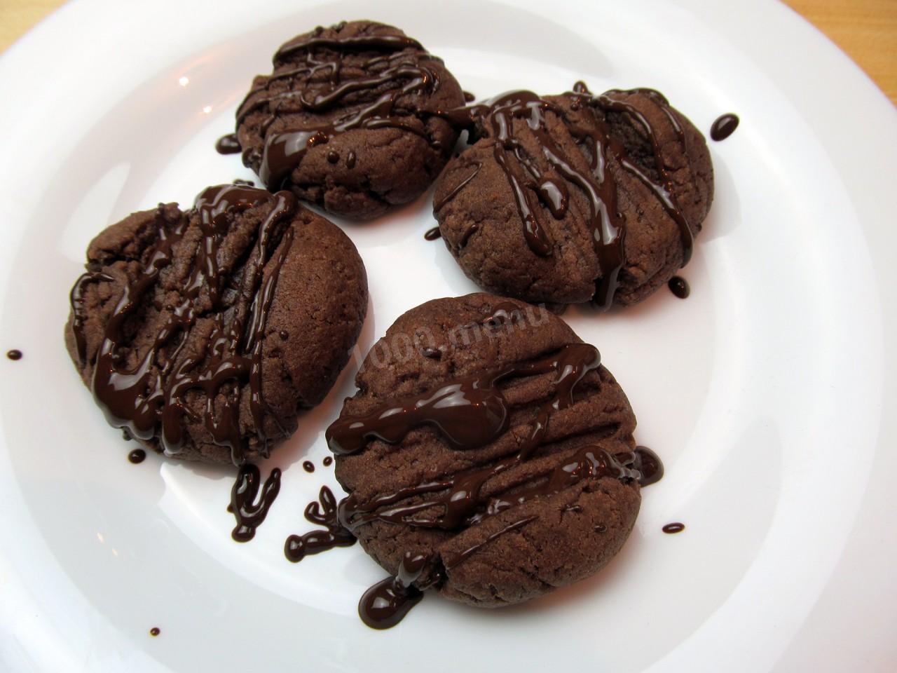 Обложка рецепта Шоколадное печенье Chocolate cookies