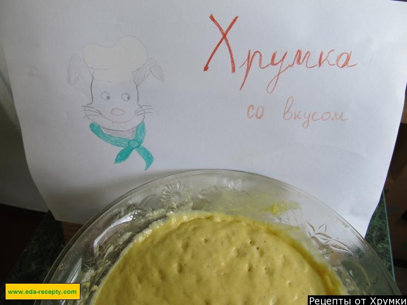 Шаг 2 приготовления Дрожжевые толстые блины на сливочном масле на кефире