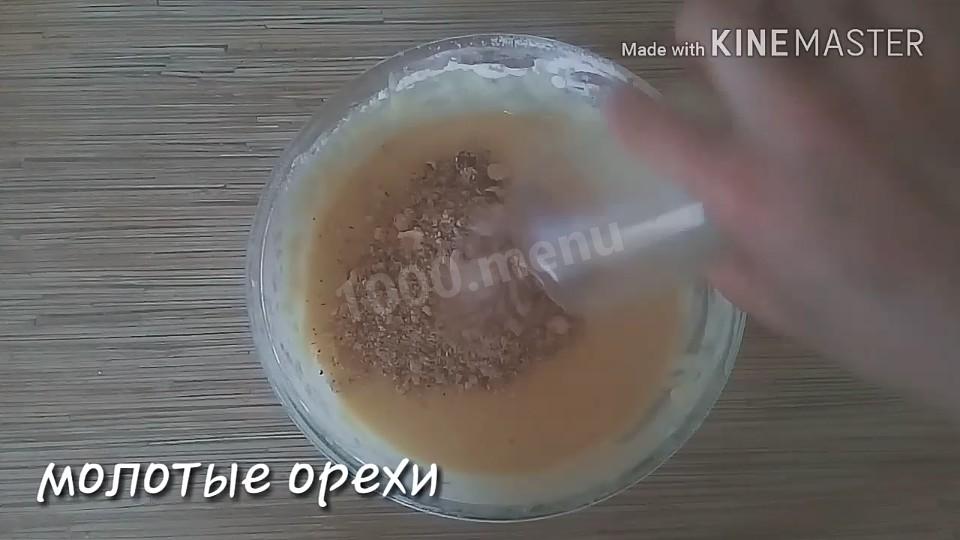 Шаг 5 приготовления Простые кексы с орехами