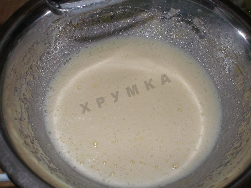 Шаг 4 приготовления Шоколадный пирог с творожной начинкой в мультиварке
