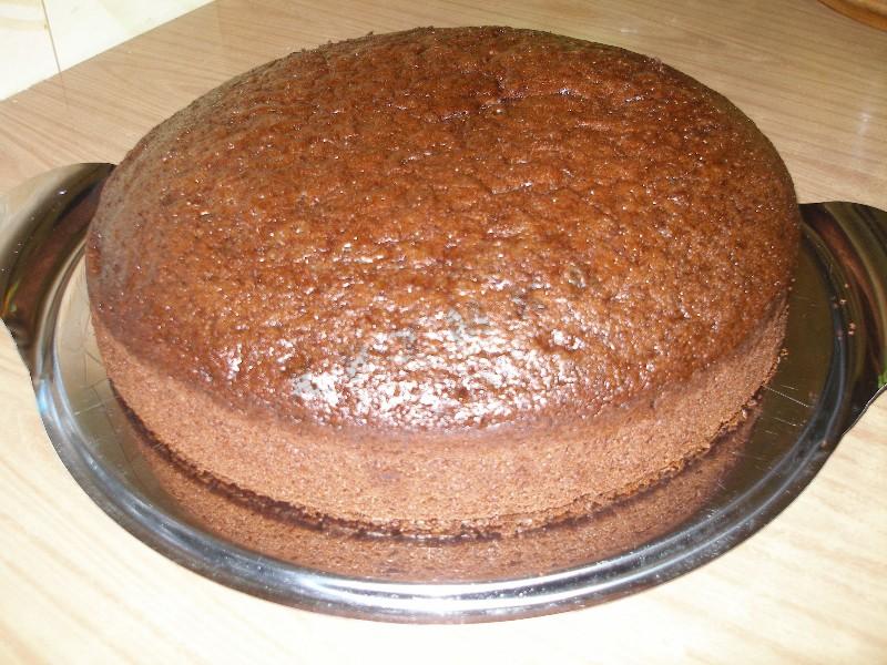 Шаг 10 приготовления Пирог Сумасшедший (Crazy cake) с шоколадной глазурью