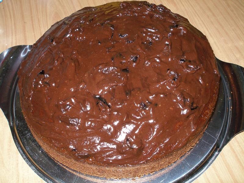Шаг 11 приготовления Пирог Сумасшедший (Crazy cake) с шоколадной глазурью
