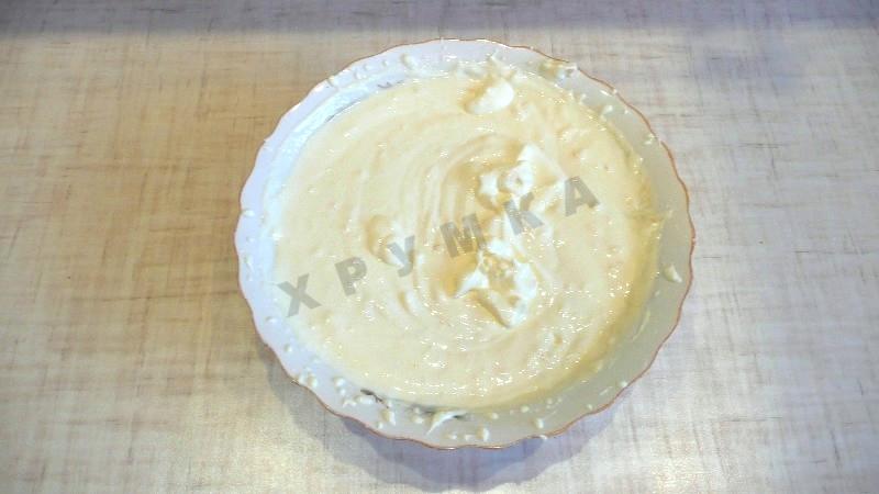 Шаг 12 приготовления Торт Снежный ком