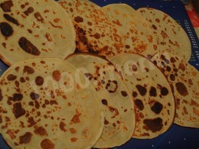 Шаг 2 приготовления Рулет из блинов с шоколадным кремом