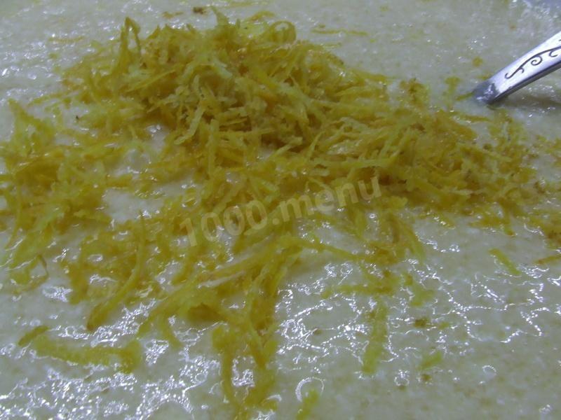 Шаг 3 приготовления Кекс с маком и вишнями
