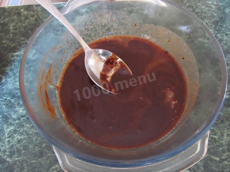 Шаг 3 приготовления Торт со сгущенкой, шоколадом и какао в мультиварке