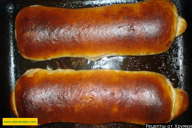 Шаг 6 приготовления Рулет с миндалем и корицей