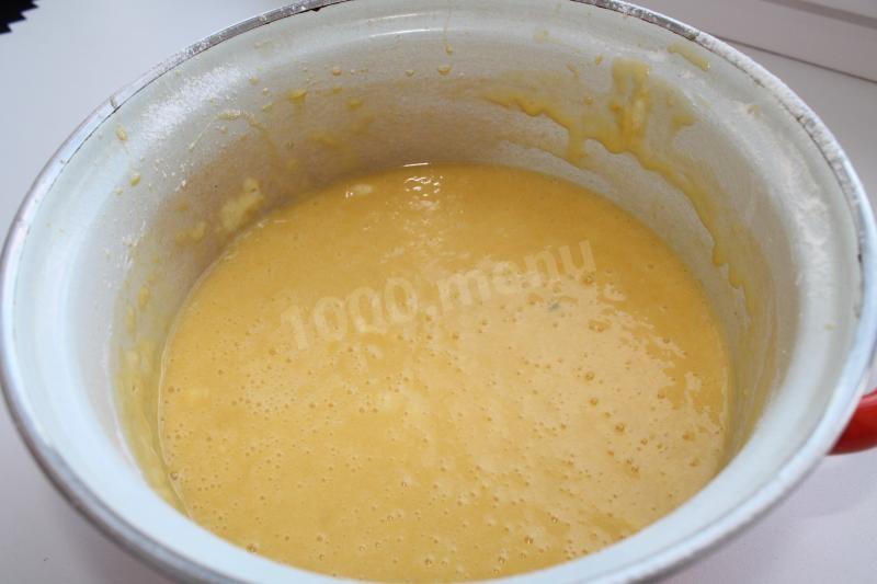 Шаг 2 приготовления Торт с маскарпоне и клубникой