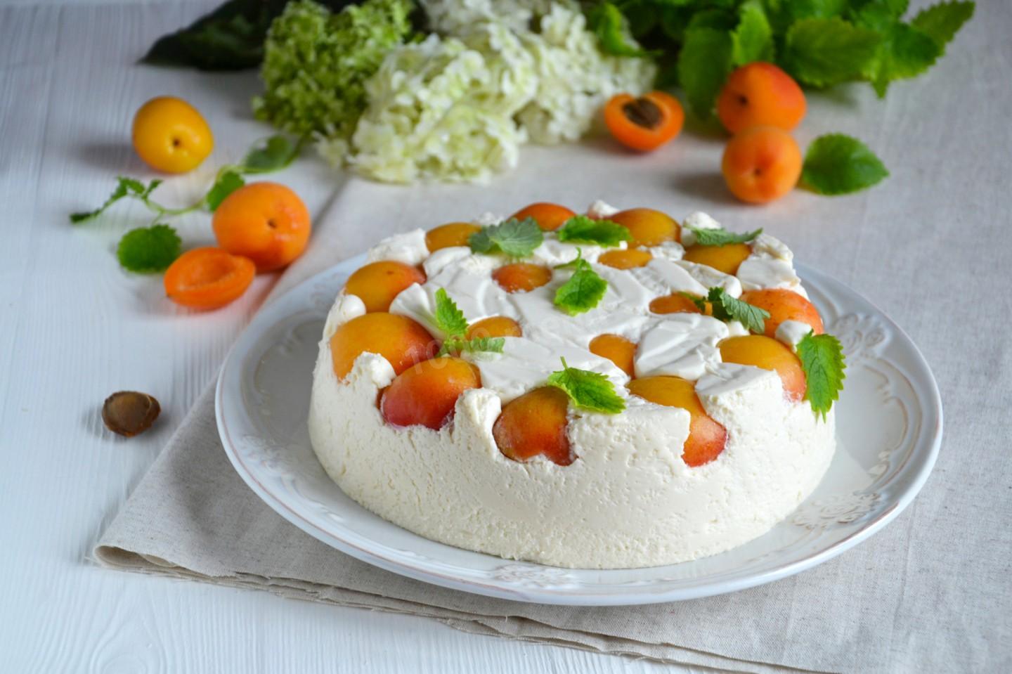 Шаг 15 приготовления Торт с абрикосами