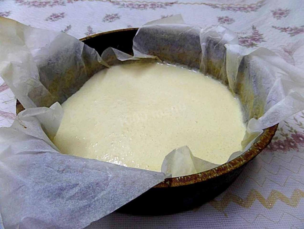 Шаг 7 приготовления Торт с начинкой из бананов