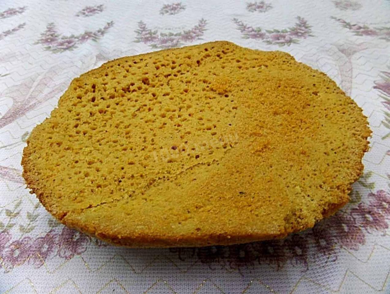 Шаг 8 приготовления Торт с начинкой из бананов